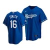 Men's Los Angeles Dodgers Will Smith 16 2020 World Series Champions Royal Alternate Jersey - Robokeg