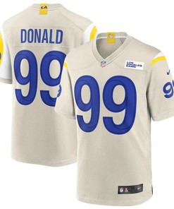 Mens Los Angeles Rams Aaron Donald Nike Bone Game Jersey - Robokeg