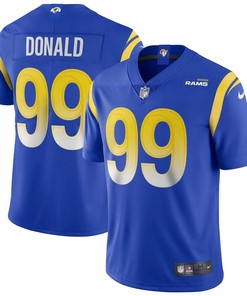 Mens Los Angeles Rams Aaron Donald Nike Royal Vapor Limited Jersey - Robokeg