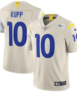 Mens Los Angeles Rams Cooper Kupp Nike Bone Vapor Limited Jersey - Robokeg