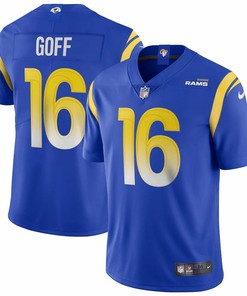 Mens Los Angeles Rams Jared Goff Nike Royal Vapor Limited Jersey - Robokeg