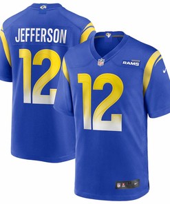 Mens Los Angeles Rams Van Jefferson Nike Royal 2020 Nfl Draft Pick Game Jersey - Robokeg