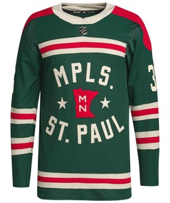 Men's Mats Zuccarello Green Minnesota Wild 2022 Winter Classic Player Jersey Jersey - Robokeg