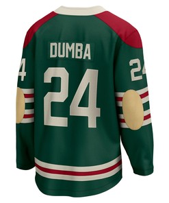 Men's Matt Dumba Green Minnesota Wild 2022 Winter Classic Breakaway Player Jersey Jersey - Robokeg