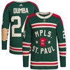Men's Matt Dumba Green Minnesota Wild 2022 Winter Classic Player Jersey Jersey - Robokeg