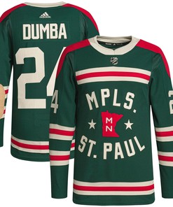 Men's Matt Dumba Green Minnesota Wild 2022 Winter Classic Player Jersey Jersey - Robokeg