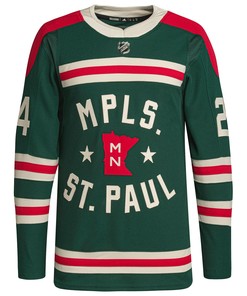 Men's Matt Dumba Green Minnesota Wild 2022 Winter Classic Player Jersey Jersey - Robokeg