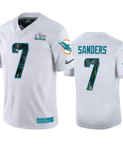 Mens Miami Dolphins Jason Sanders Nike White Super Bowl Liv Jersey - Robokeg
