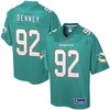 Mens Miami Dolphins John Denney Nfl Pro Line Team Color Jersey - Robokeg