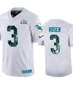Mens Miami Dolphins Josh Rosen Nike White Super Bowl Liv Jersey - Robokeg
