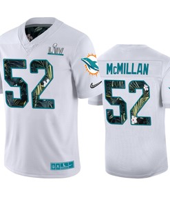Mens Miami Dolphins Raekwon Mcmillan Nike White Super Bowl Liv Jersey - Robokeg