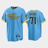 Men's Milwaukee Brewers 71 Josh Hader 2022-23 City Connect Powder Blue Jersey - Robokeg