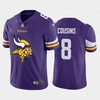 Mens Minnesota Vikings #8 Kirk Cousins Purple 2020 Team Big Logo Limited Stitched Nfl Jersey - Robokeg