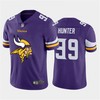 Mens Minnesota Vikings #99 Danielle Hunter Purple 2020 Team Big Logo Limited Stitched Jersey - Robokeg