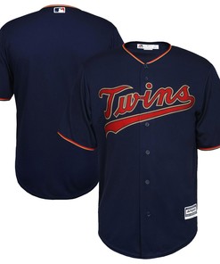 Men's Navy Minnesota Twins Alternate Official Cool Base Team Jersey - Robokeg