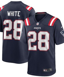 Mens New England Patriots James White Nike Navy Game Jersey - Robokeg