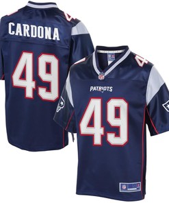 Mens New England Patriots Joe Cardona Nfl Pro Line Navy Team Color Jersey - Robokeg