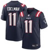 Mens New England Patriots Julian Edelman Nike Navy Game Jersey - Robokeg