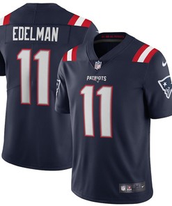 Mens New England Patriots Julian Edelman Nike Navy Vapor Limited Jersey - Robokeg