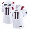 Mens New England Patriots Julian Edelman Nike White Game Jersey - Robokeg