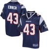Mens New England Patriots Nate Ebner Nfl Pro Line Navy Team Color Jersey - Robokeg