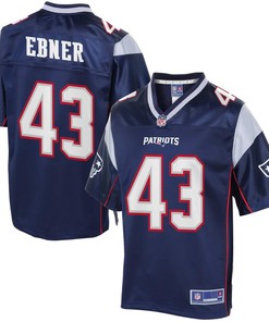 Mens New England Patriots Nate Ebner Nfl Pro Line Navy Team Color Jersey - Robokeg