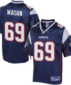 Mens New England Patriots Shaq Mason Nfl Pro Line Navy Team Color Jersey - Robokeg