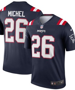Mens New England Patriots Sony Michel Nike Navy Legend Jersey - Robokeg