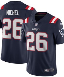Mens New England Patriots Sony Michel Nike Navy Vapor Limited Jersey - Robokeg