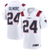Mens New England Patriots Stephon Gilmore Nike White Game Jersey - Robokeg