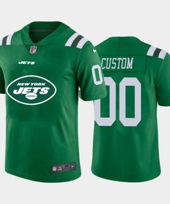 Mens New York Jets Active Player Custom Green 2020 Team Big Logo Limited Stitched Nfl Jersey - Robokeg