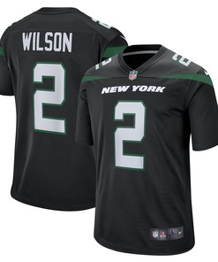 Mens New York Jets Zach Wilson Black Alternate 2021 Nfl Draft First Round Pick Game Jersey Gift For New York Jets Fans - Robokeg
