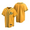 Mens Oakland Athletics Mlb 2020 Alternate Gold Jersey Gift For Athletics Fans - Robokeg