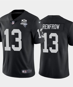Mens Oakland Raiders Black #13 Hunter Renfrow 2020 Inaugural Season Vapor Limited Stitched Nfl Jersey - Robokeg