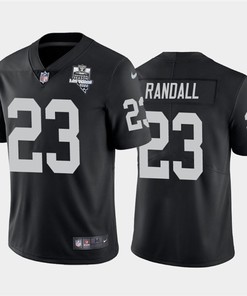 Mens Oakland Raiders Black #23 Damarious Randall 2020 Inaugural Season Vapor Limited Stitched Nfl Jersey - Robokeg