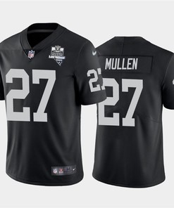 Mens Oakland Raiders Black #27 Trayvon Mullen 2020 Inaugural Season Vapor Limited Stitched Nfl Jersey - Robokeg