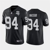 Mens Oakland Raiders Black #94 Carl Nassib 2020 Inaugural Season Vapor Limited Stitched Nfl Jersey - Robokeg