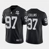 Mens Oakland Raiders Black #97 Maliek Collins 2020 Inaugural Season Vapor Limited Stitched Nfl Jersey - Robokeg