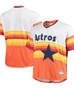 Men's Orange Houston Astros Big & Tall Cooperstown Collection Team Jersey - Robokeg