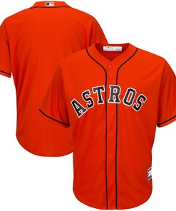 Men's Orange Houston Astros Big & Tall Team Jersey - Robokeg