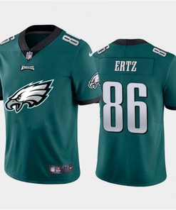 Mens Philadelphia Eagles #86 Zach Ertz Green 2020 Team Big Logo Limited Stitched Jersey - Robokeg