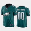 Mens Philadelphia Eagles Active Player Custom 2020 Green Team Big Logo Limited Stitched Jersey - Robokeg