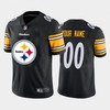Mens Pittsburgh Steelers Active Player Custom Black 2020 Team Big Logo Limited Stitched Jersey - Robokeg