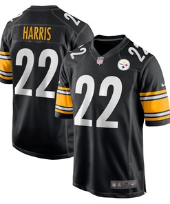 Mens Pittsburgh Steelers Najee Harris Black 2021 Nfl Draft First Round Pick Game Jersey Gift For Pittsburgh Steelers Fans - Robokeg