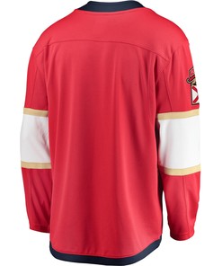 Men's Red Florida Panthers Breakaway Home Jersey Jersey - Robokeg