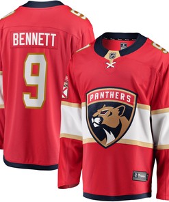Men's Sam Bennett Red Florida Panthers 2017/18 Home Breakaway Jersey Jersey - Robokeg