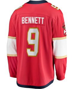 Men's Sam Bennett Red Florida Panthers 2017/18 Home Breakaway Jersey Jersey - Robokeg