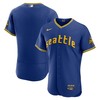 Men's Seattle Mariners Royal 2023 City Connect Elite Jersey - Robokeg