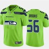Mens Seattle Seahawks #56 Jordyn Brooks Green 2020 Team Big Logo Limited Stitched Jersey - Robokeg