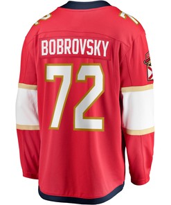 Men's Sergei Bobrovsky Red Florida Panthers Breakaway Player Jersey Jersey - Robokeg